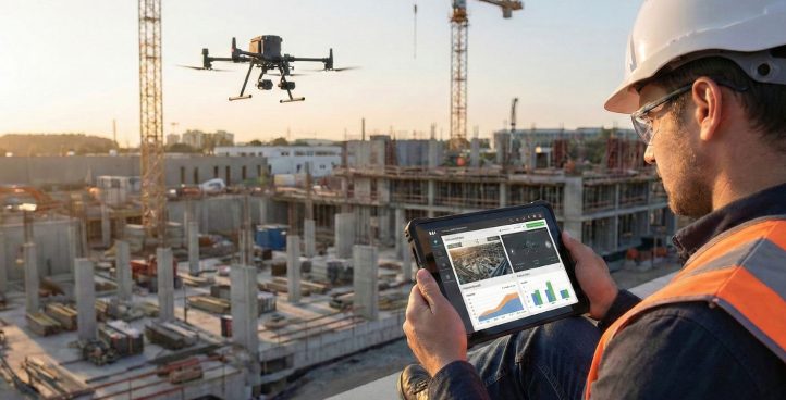 Acompanhamento de Obras com Drone